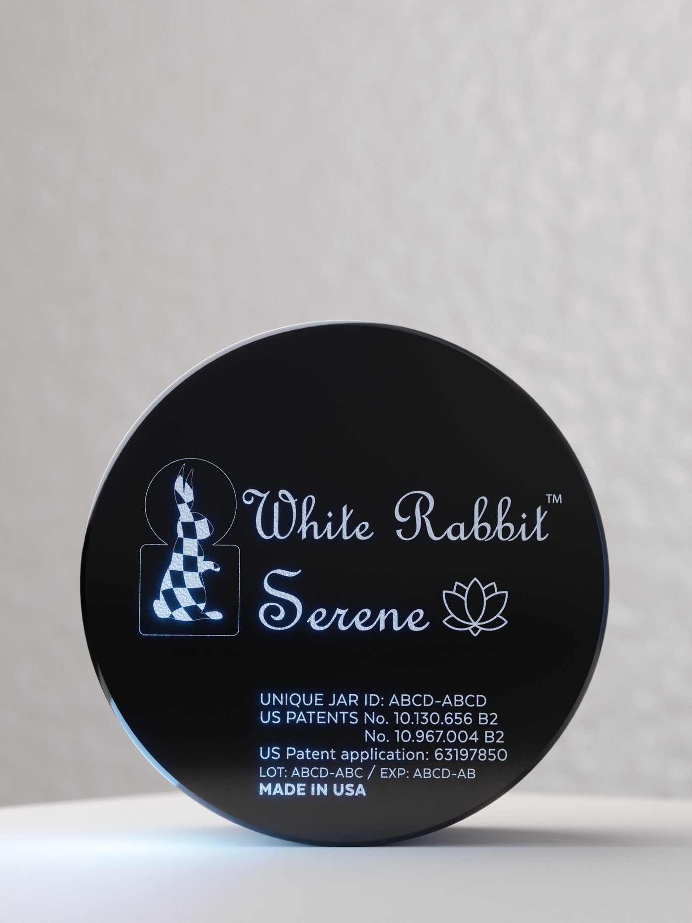 White Rabbit Serene. Embrace the Magic of Quietude.