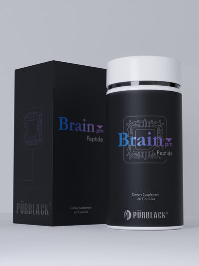Brain PM Nootropic Peptide Capsules, 60 Count (30 Servings)