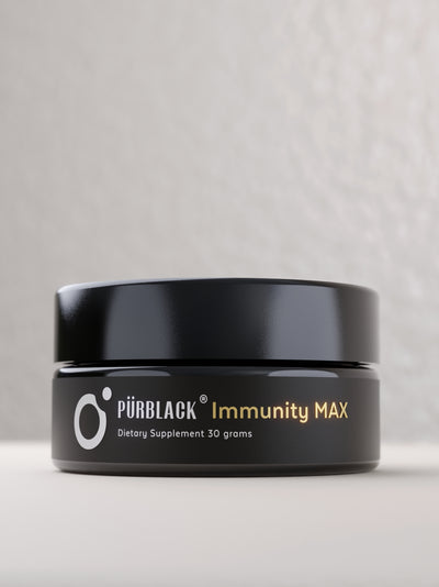 Pürblack Shilajit Immunity Max with Coated Silver, 30 grams