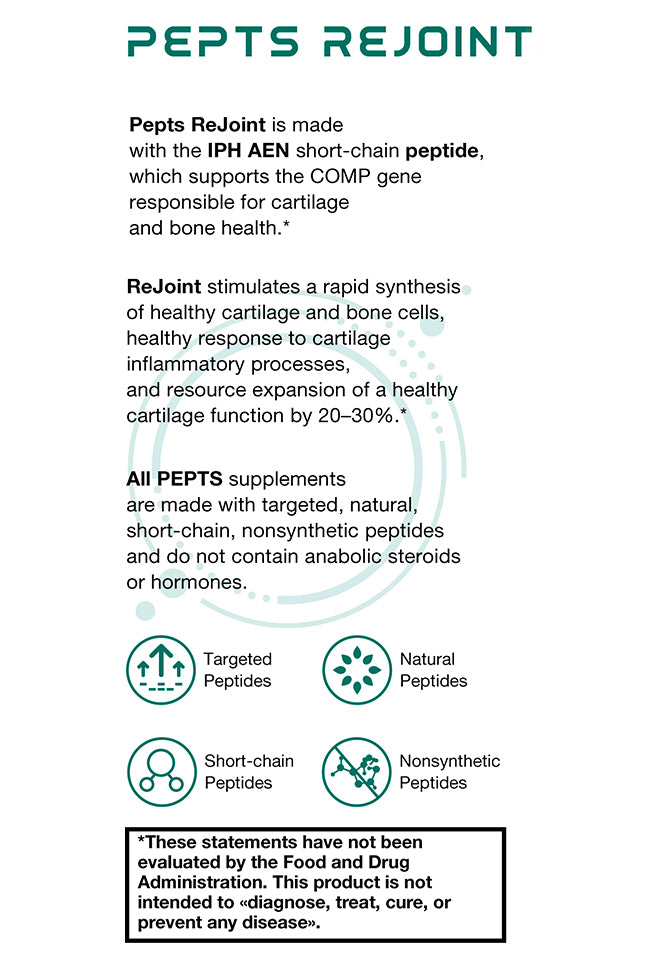 Pepts ReJoint, Short-chain Targeted Peptide, 90 caps